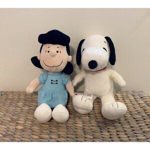 Snoopy & Lucy Peanuts Dolls Stuffed